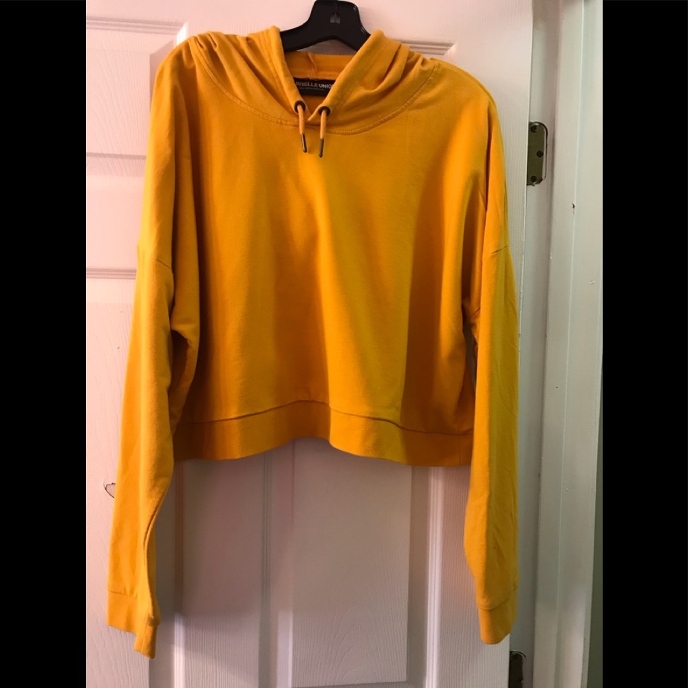 Misses crop top hoodie
